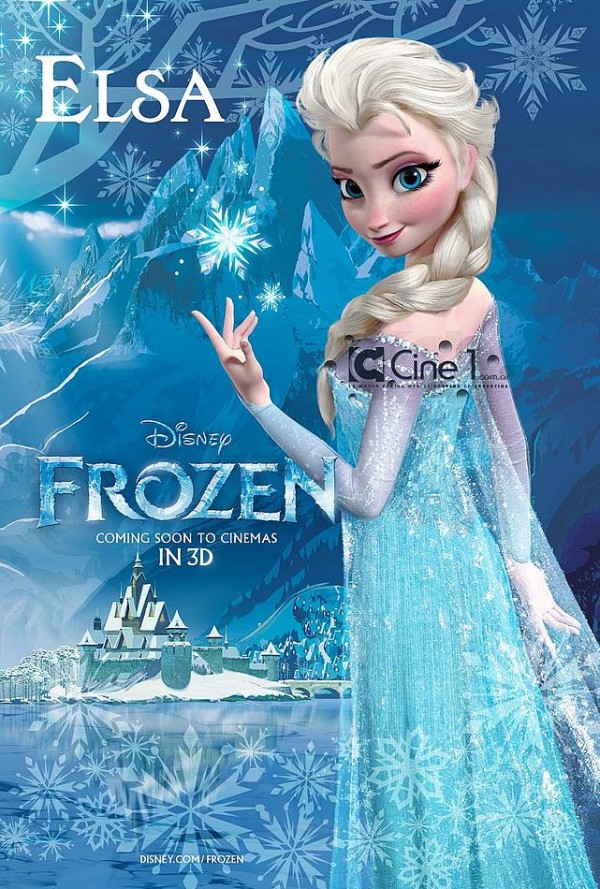 Disney's Frozen Character Posters Debut Meet Elsa & Anna Big Gay